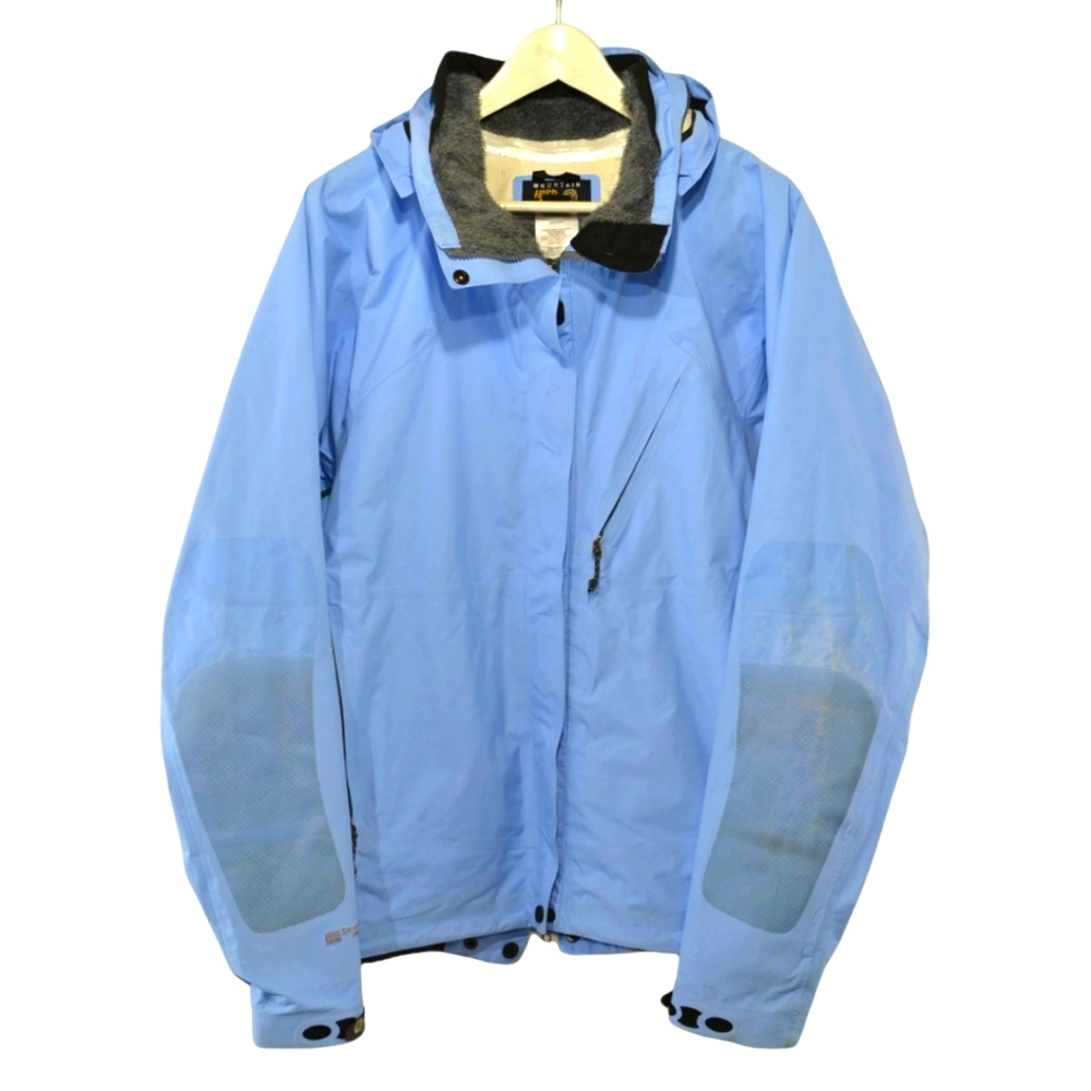 Beauty Mountain Hardwear Descent DT Hybrid Fleece Lined Light Blue Ski Jacket L